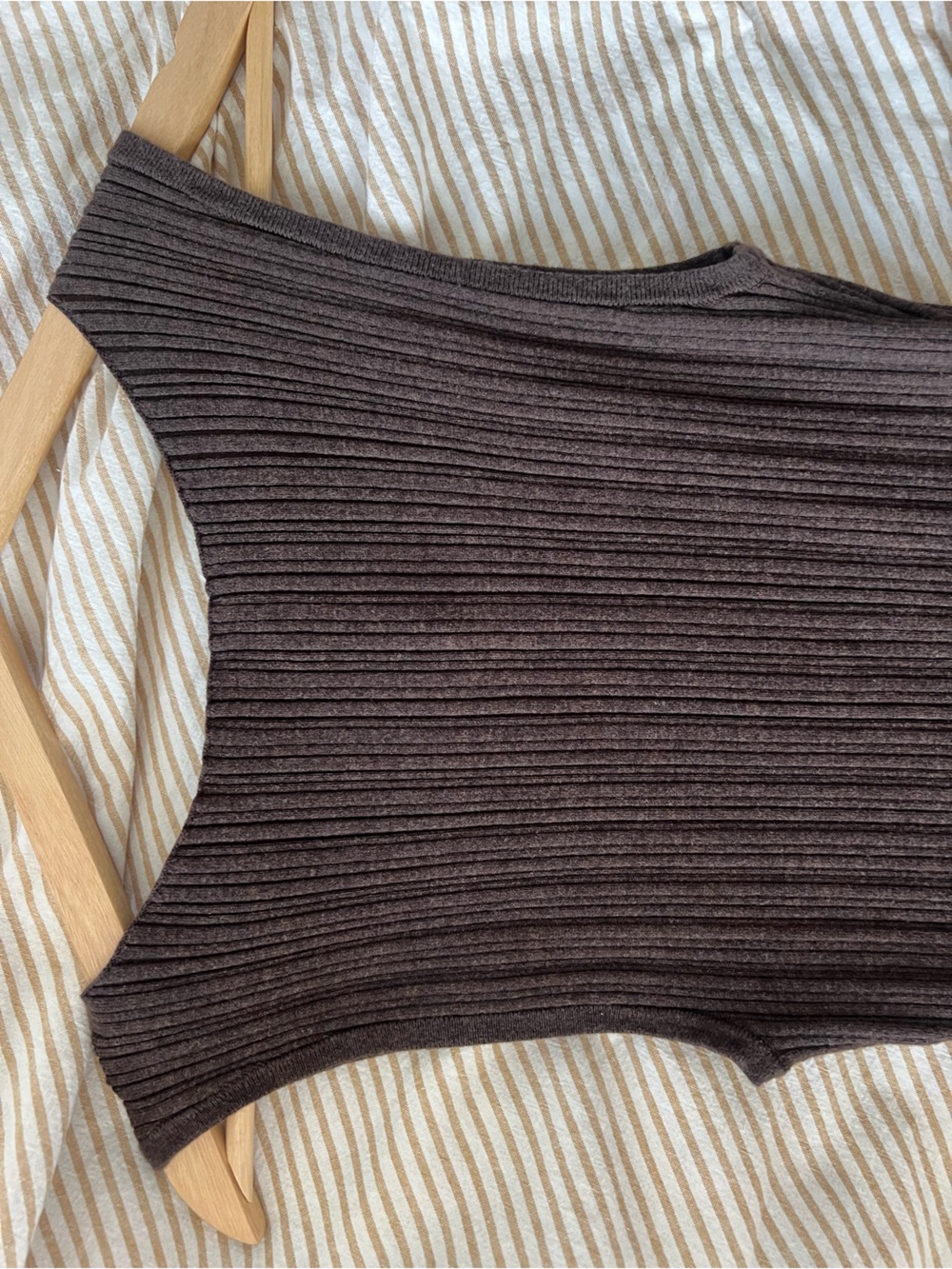 Quince Cotton Cashmere Ribbed Sleeveless Midi Dress - Picture 7 of 8